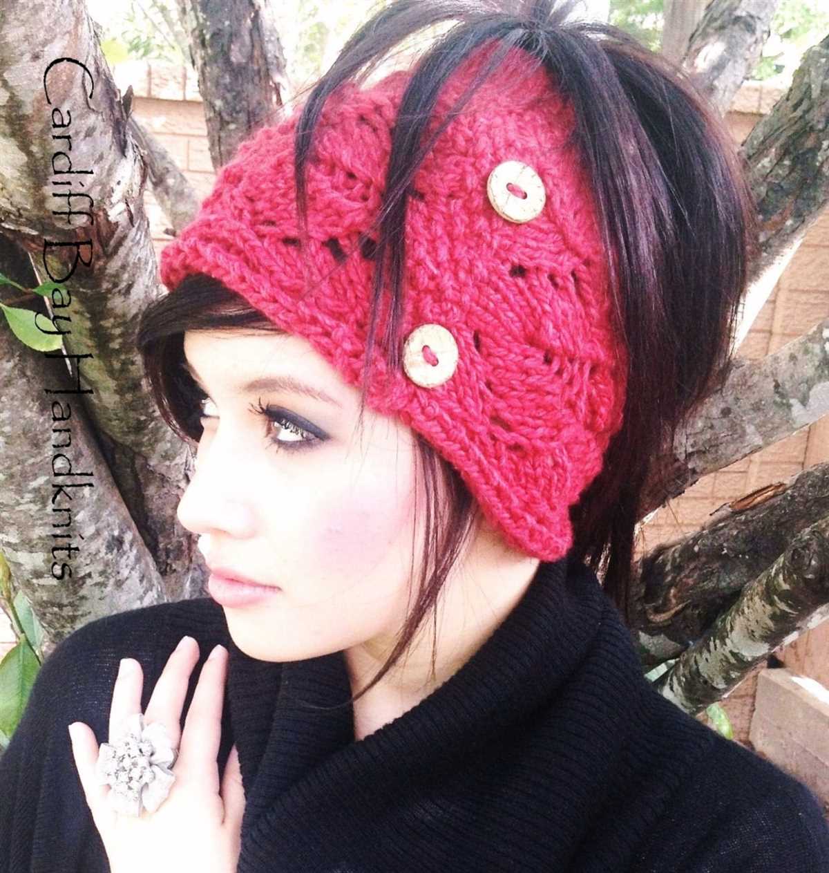 Knit pattern for ponytail hat free