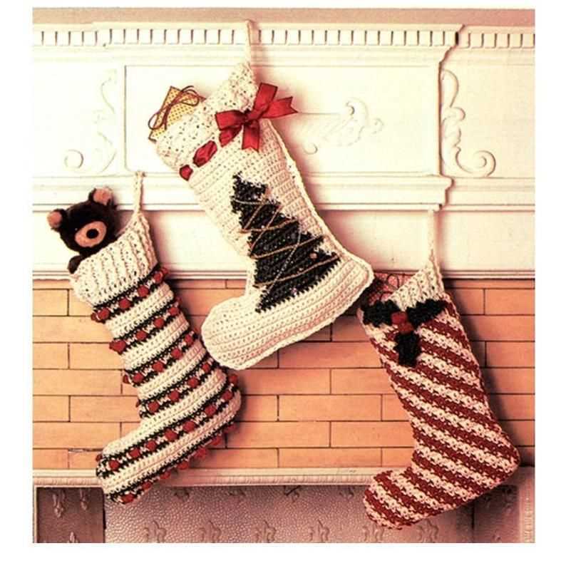 Knit pattern stocking