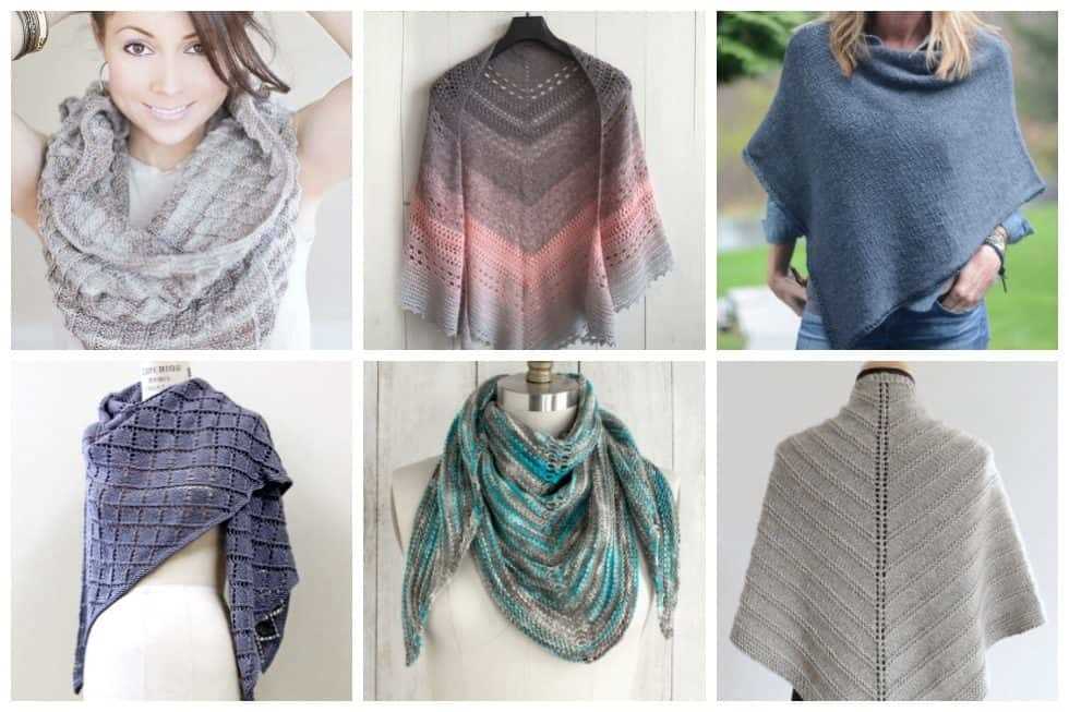 Knit rectangle shrug pattern