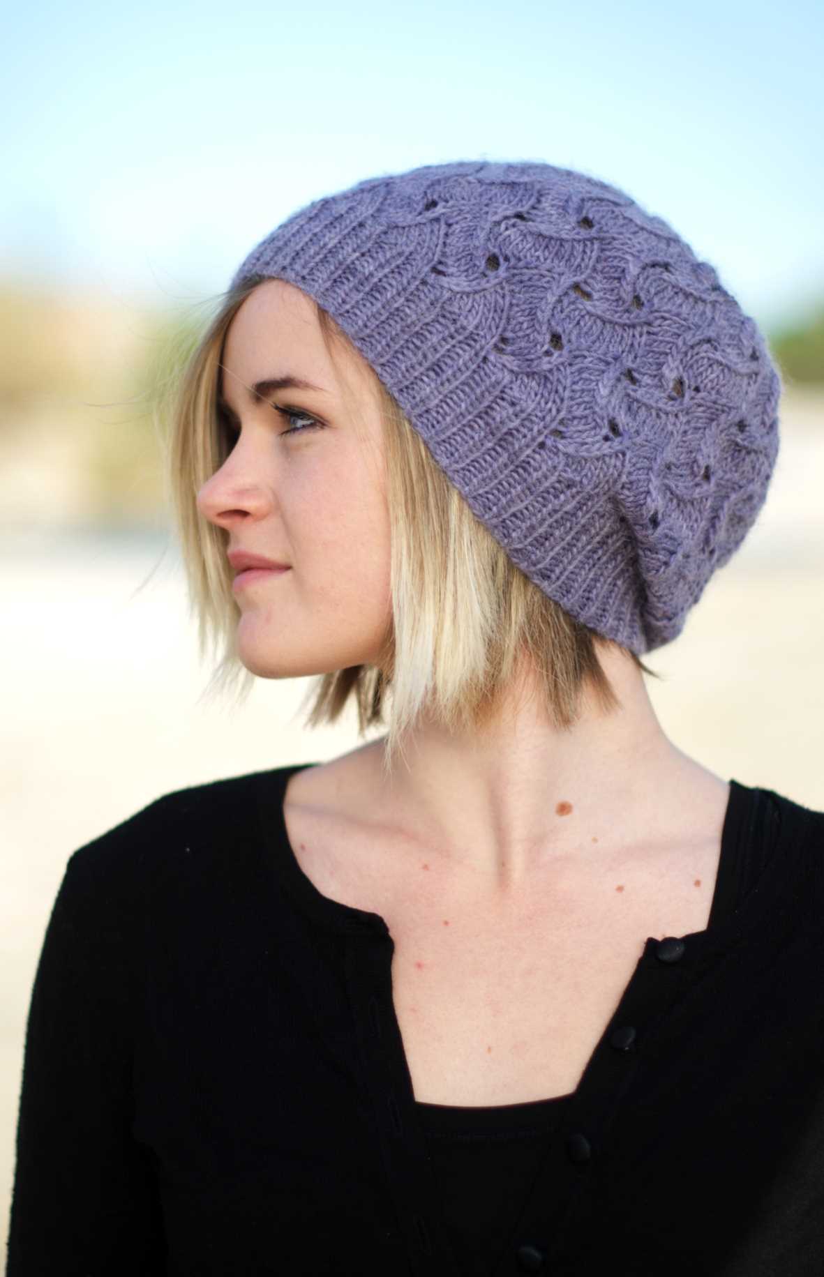 Create your own slouchy hat with this free knitting pattern Knit slouchy hat pattern free