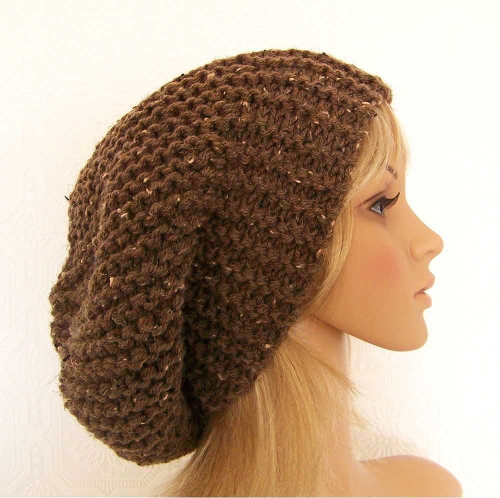 Knit slouchy hat pattern free