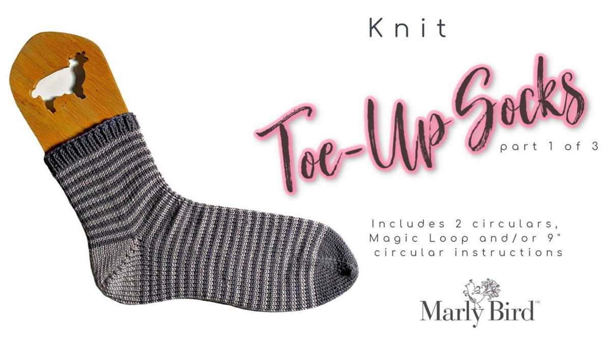 Knit sock pattern circular needles