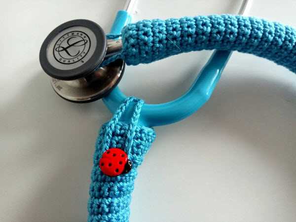 Knit stethoscope cover pattern