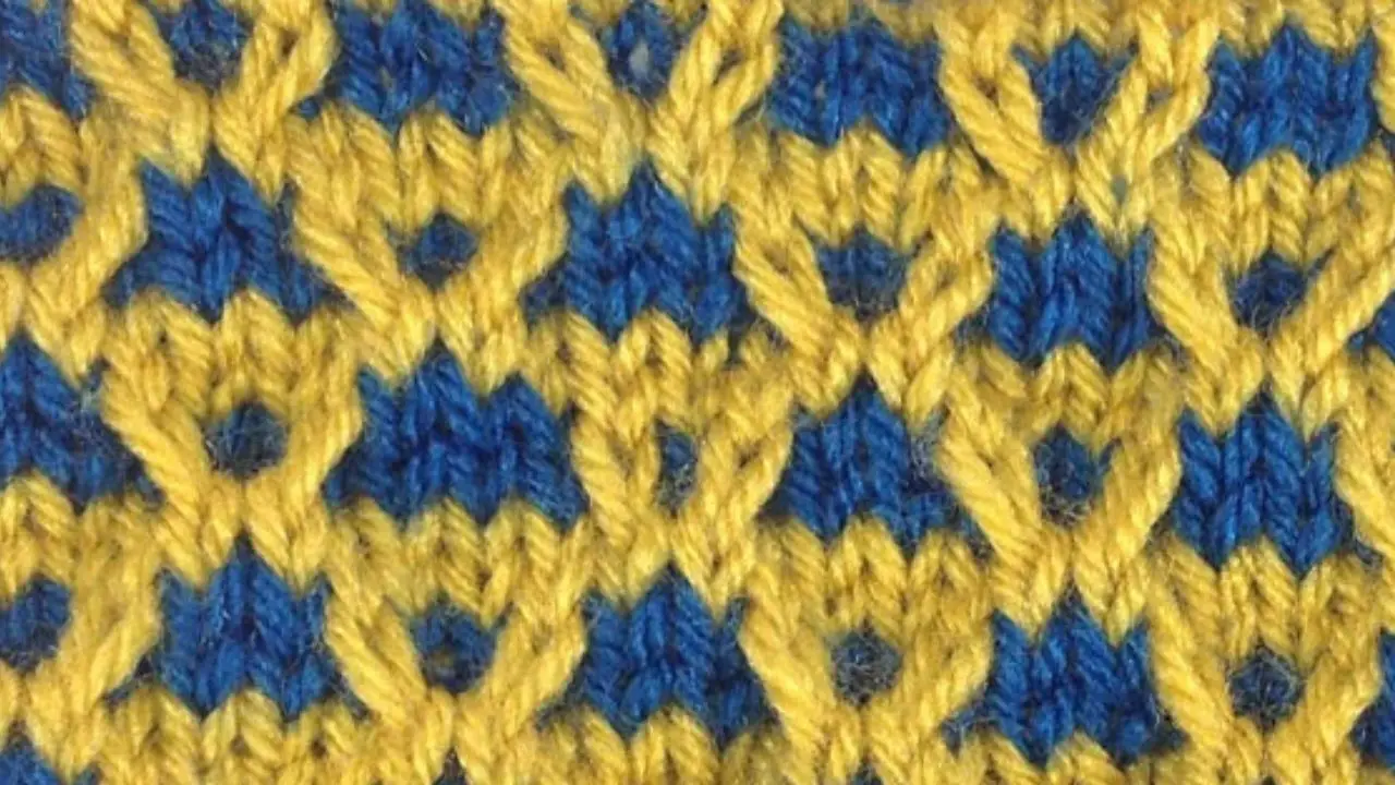 Knit stitch pattern multiple of 6