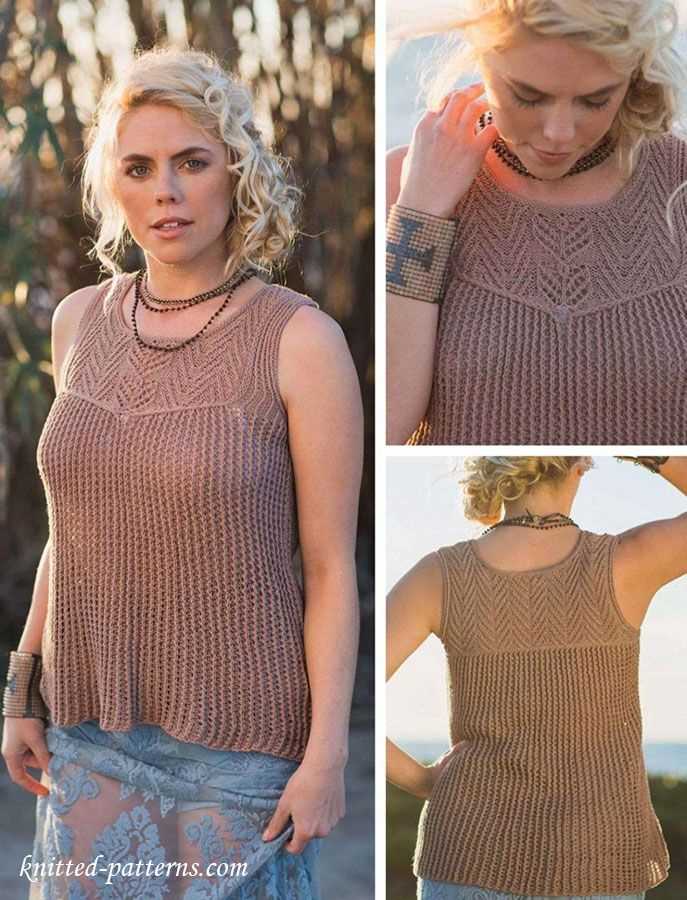 Knit summer tops patterns free