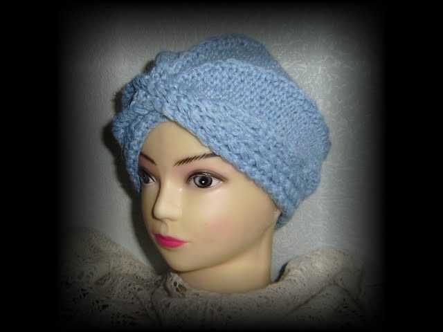 Knit turban hat pattern