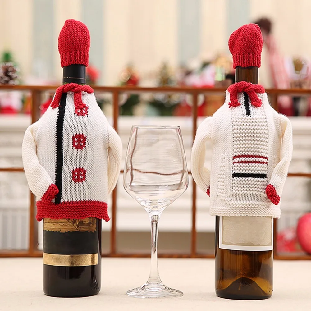 Knit wine bottle sweater pattern