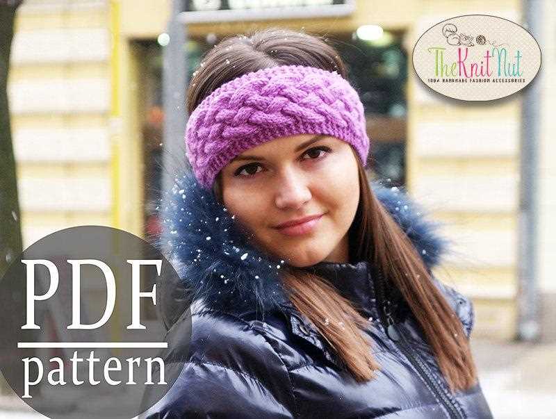 Knit winter headband pattern