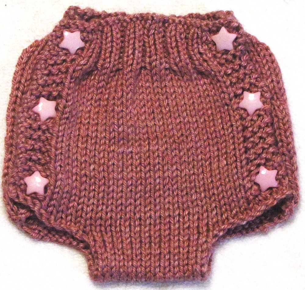 Knit wool diaper cover pattern
