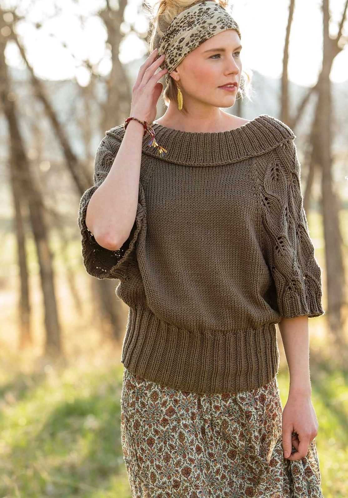 Knit wrap cardigan pattern
