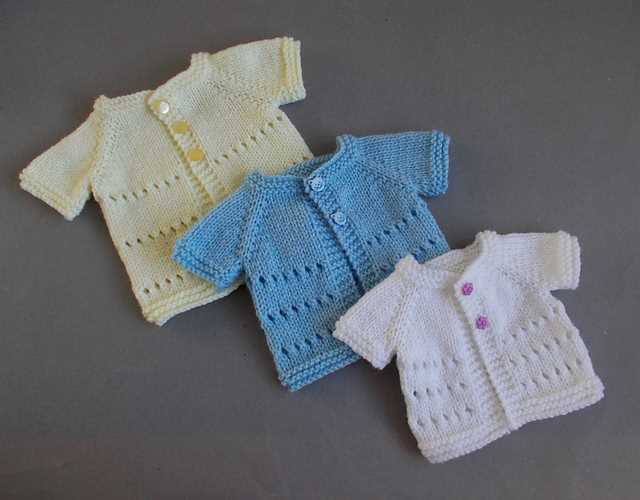 Knit baby cardigan pattern free