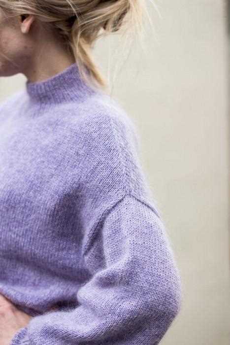 Knit balloon sleeve sweater pattern