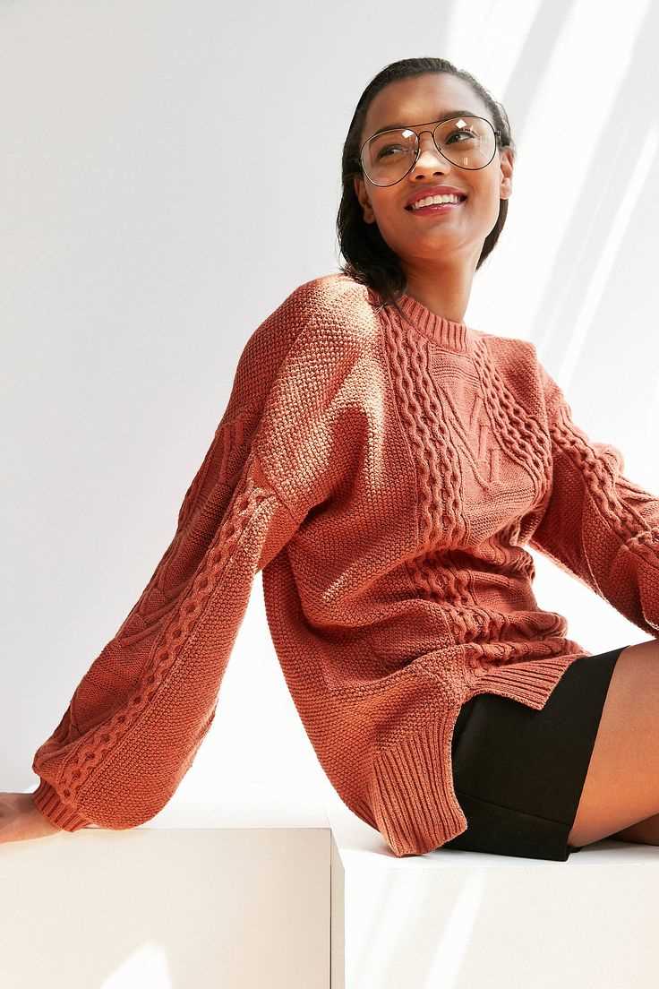 Knit balloon sleeve sweater pattern