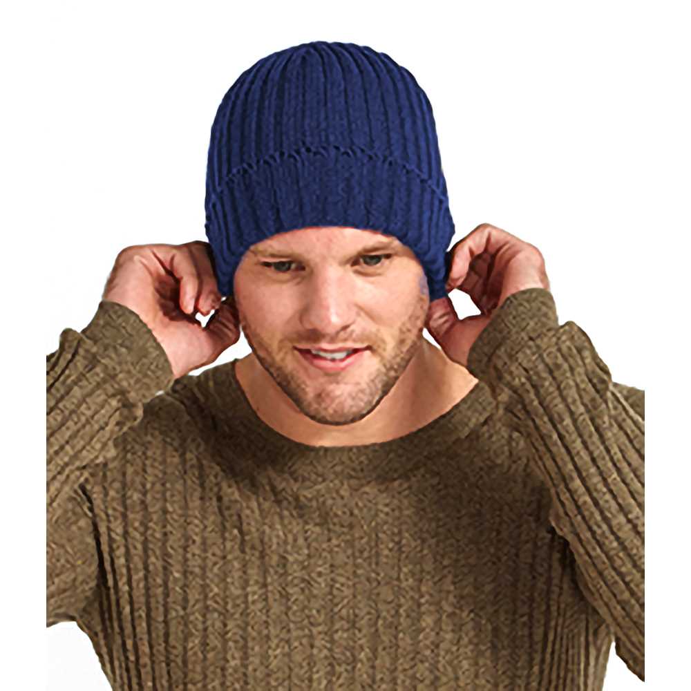 Knit beanie men's pattern