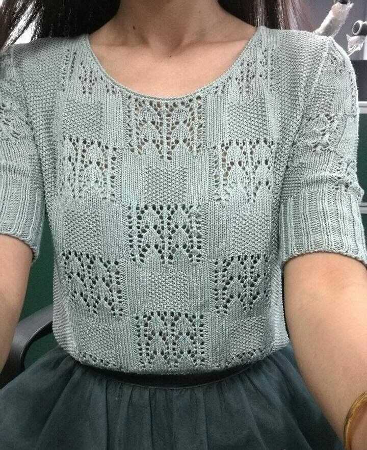Knit blouse pattern