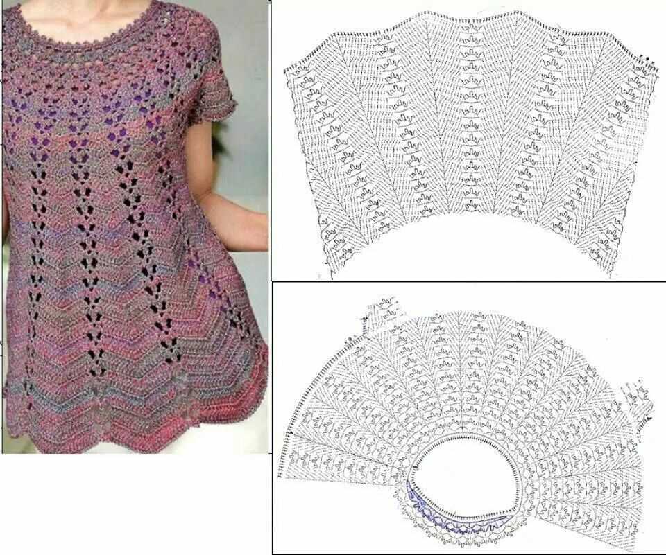 Knit blouse pattern
