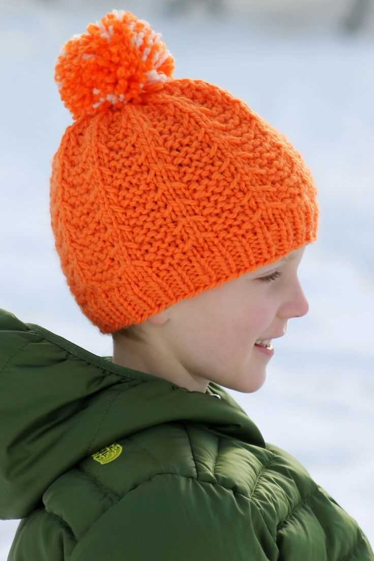 Knit bulky hat pattern