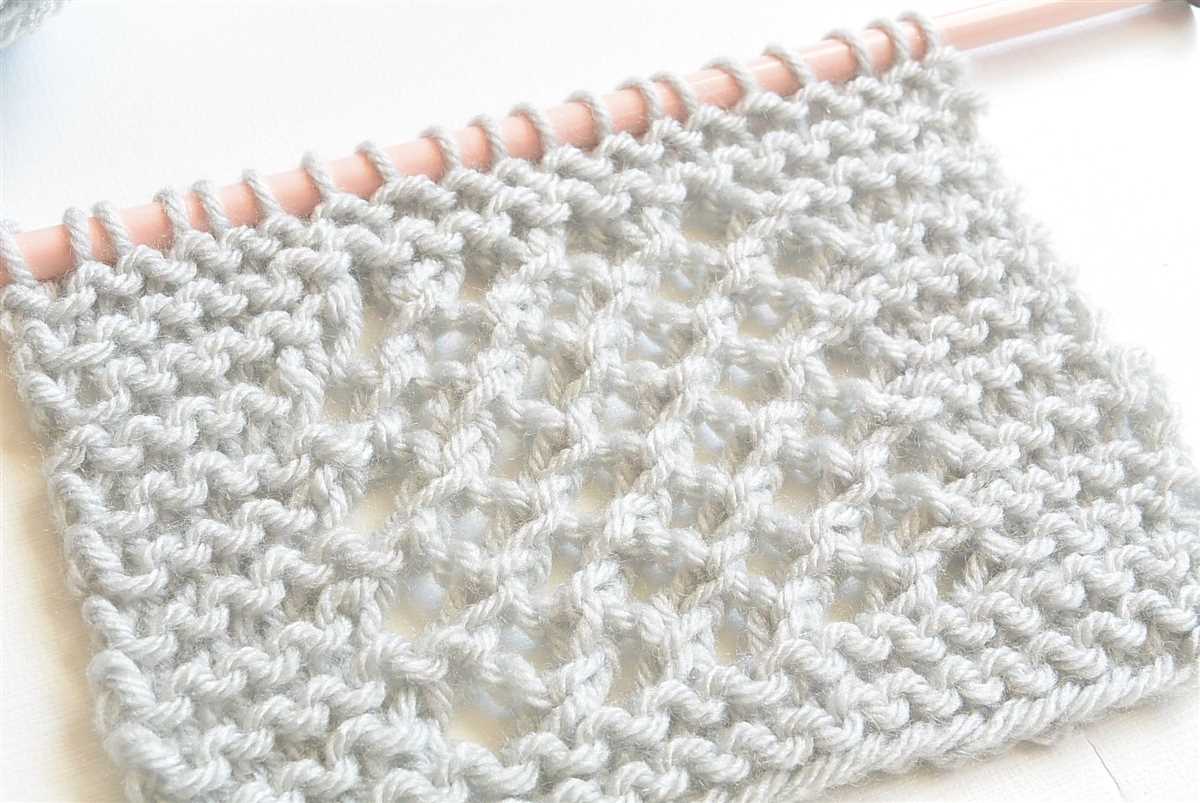 Knit dishcloth pattern diagonal