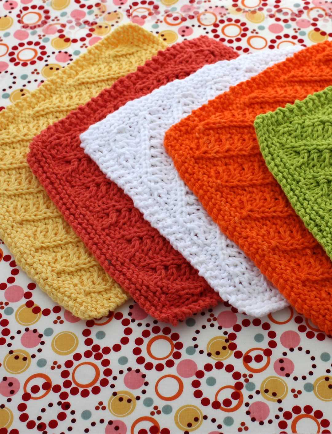Knit dishcloth patterns