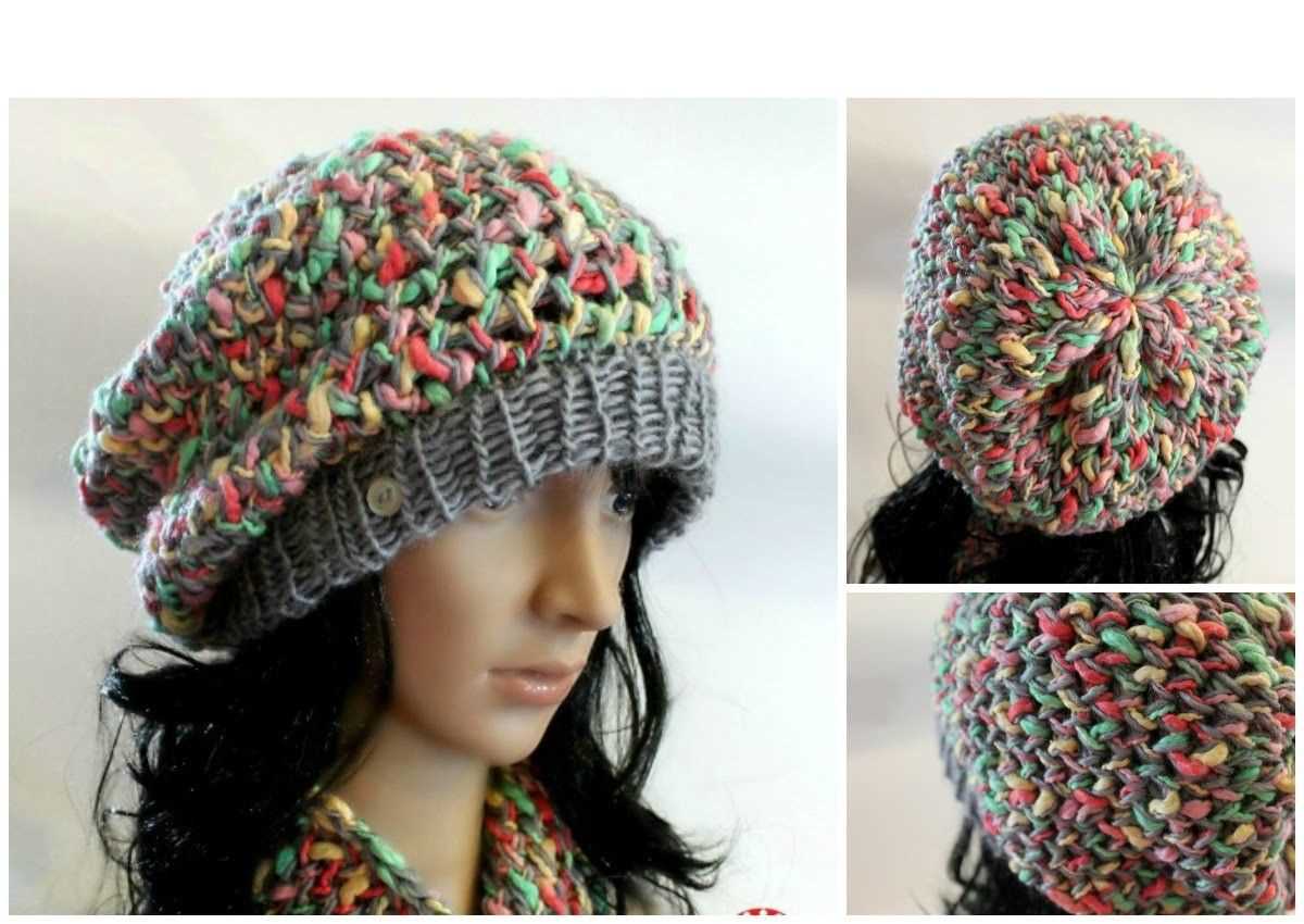 Knit felted brim hat pattern