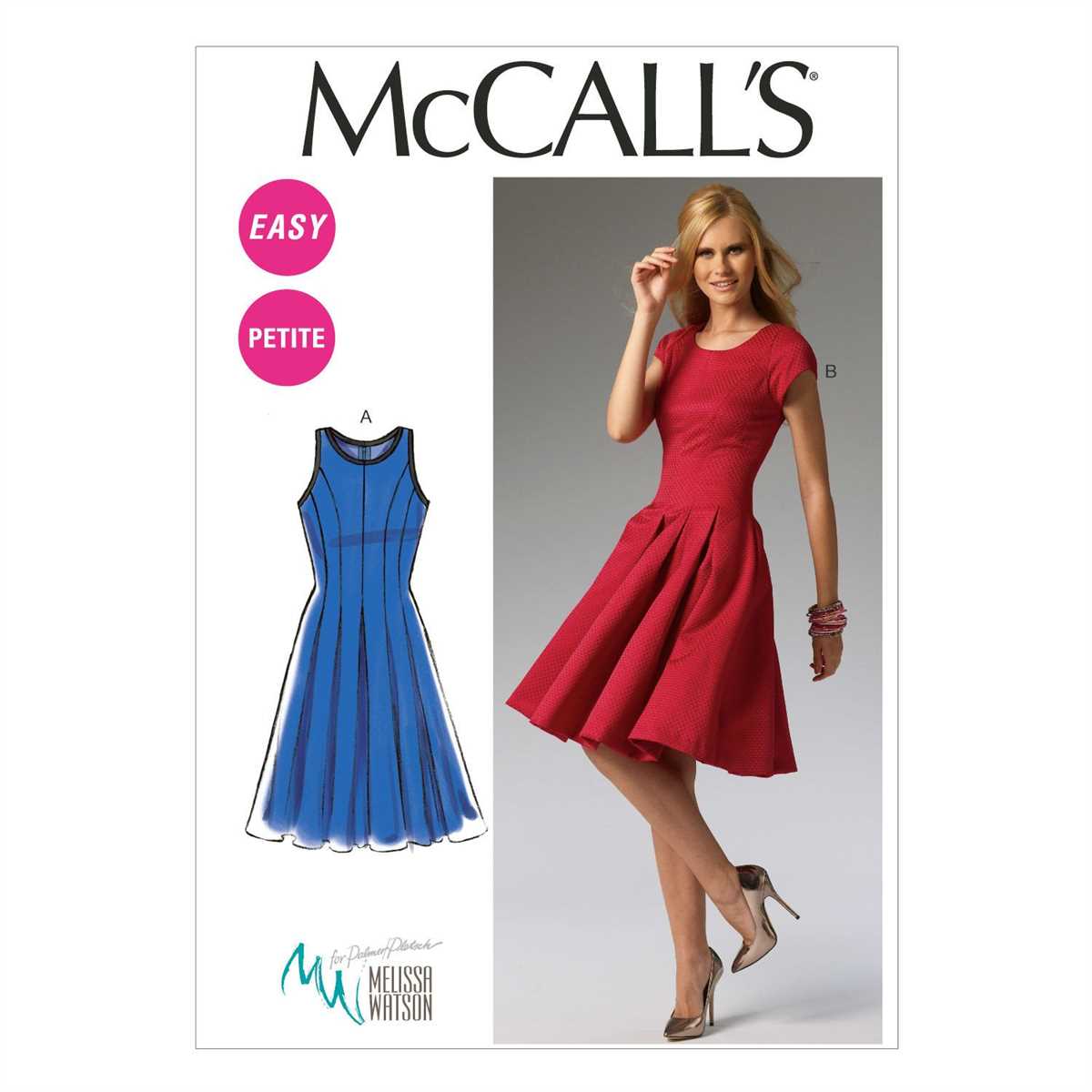 Knit fit and flare dress pattern