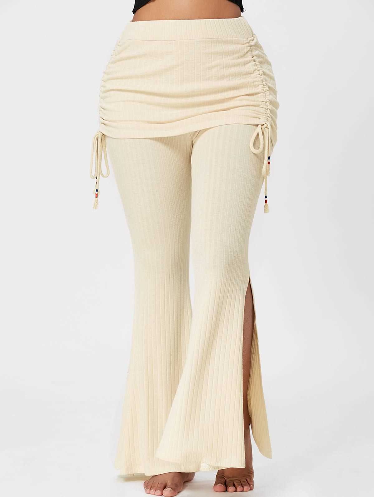Knit flare pants pattern