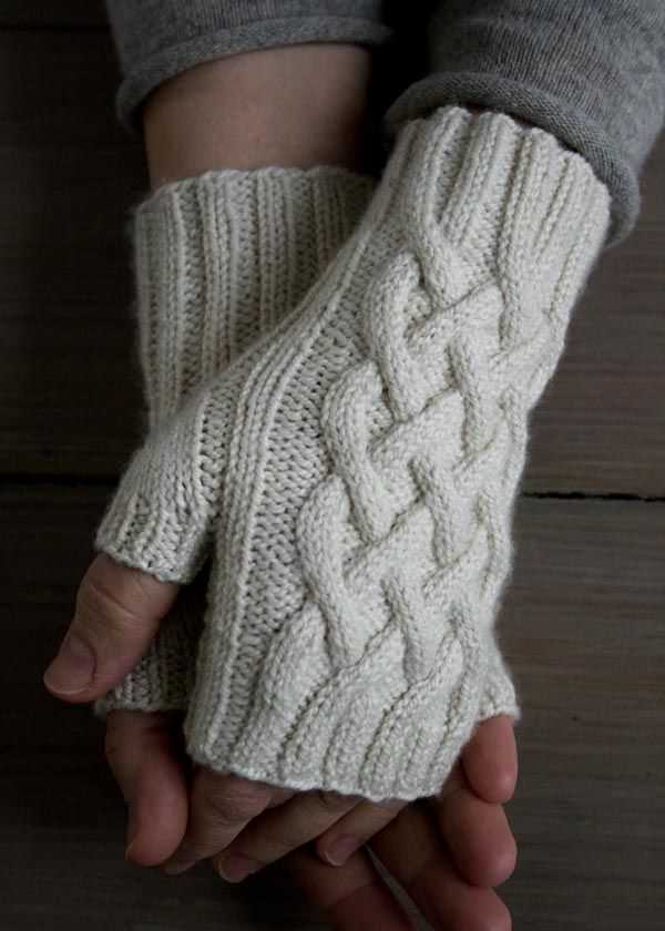 Knit gloves pattern
