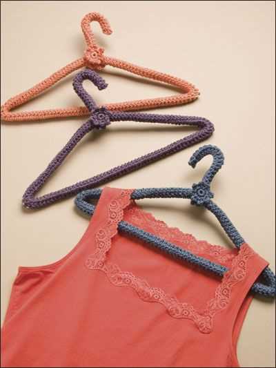 Knit hanger cover pattern