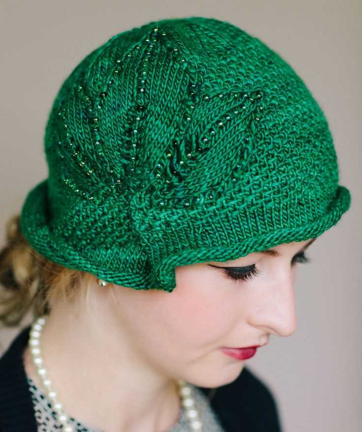 Knit hat with visor pattern free