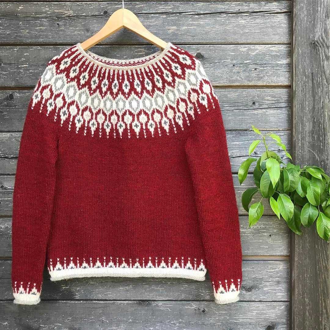 Knit in the round sweater pattern
