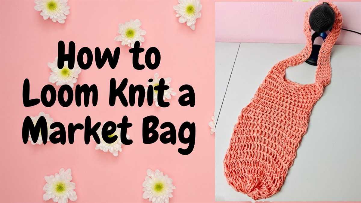Knit market bag pattern