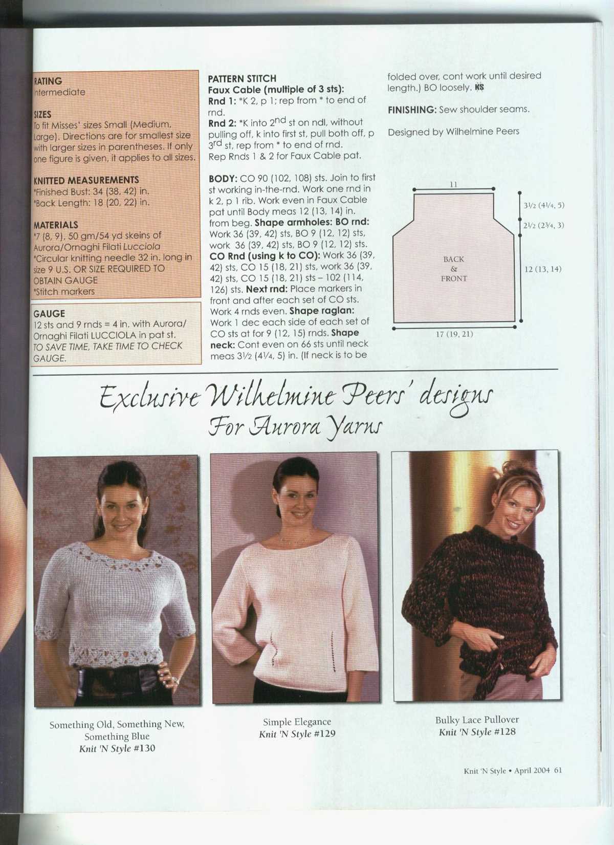 Creating Fashionable Knit Patterns Knit n style patterns