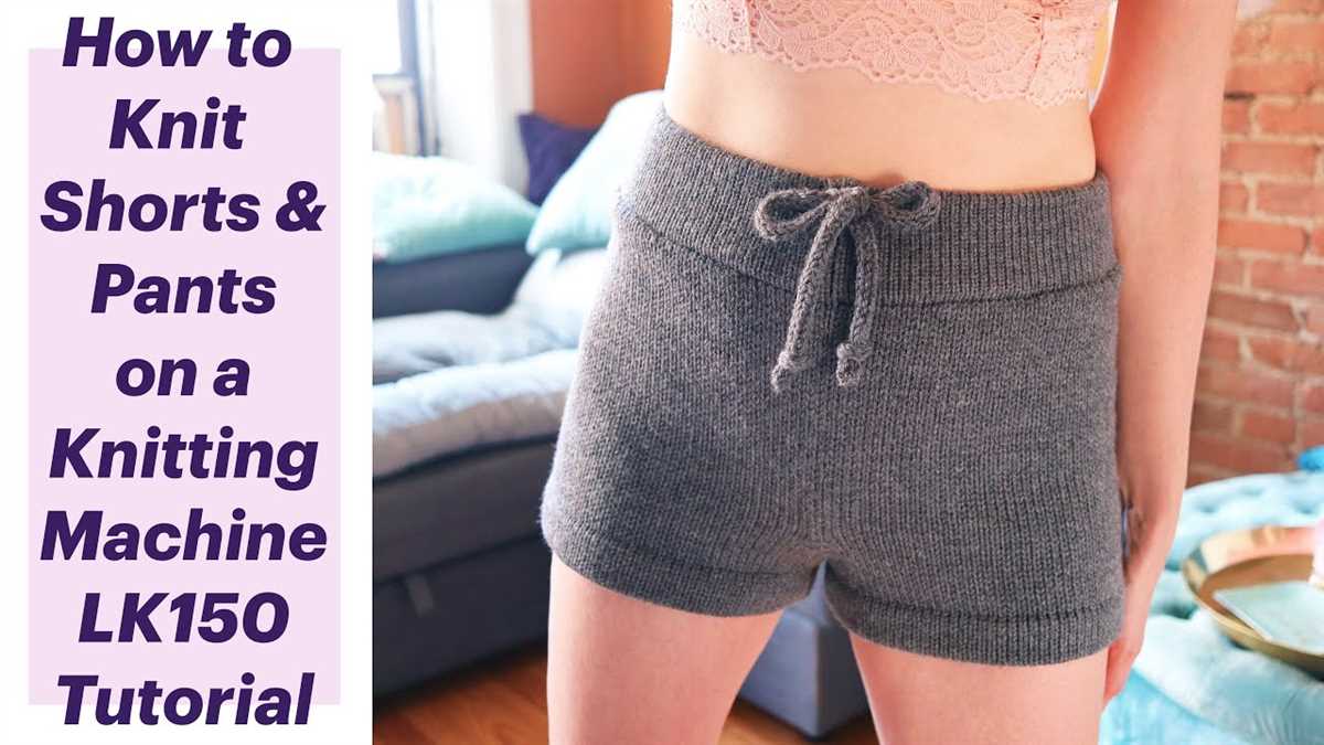 Knit pants pattern