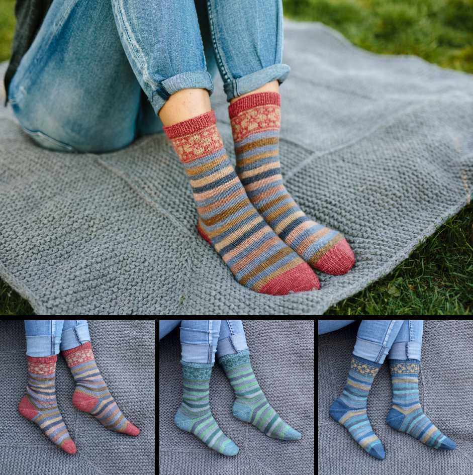 Knit pattern for socks