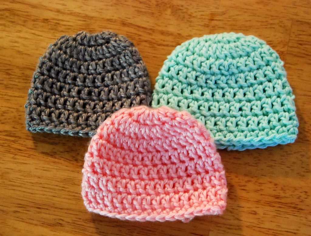 Knit preemie hat pattern