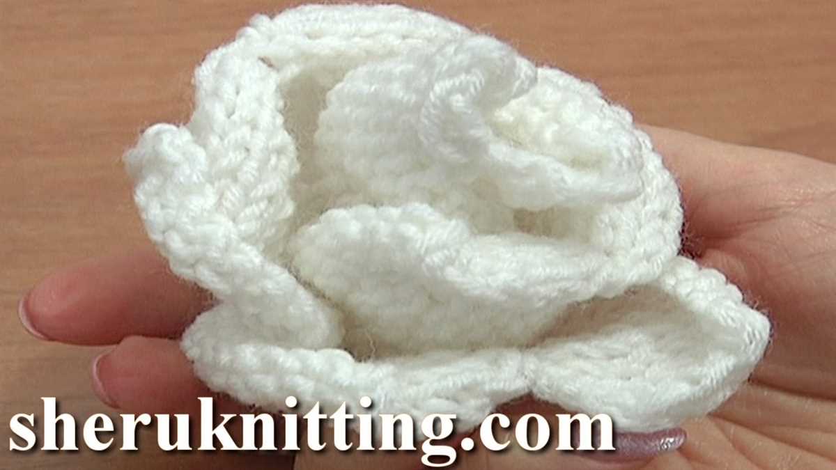 Knit rose pattern free