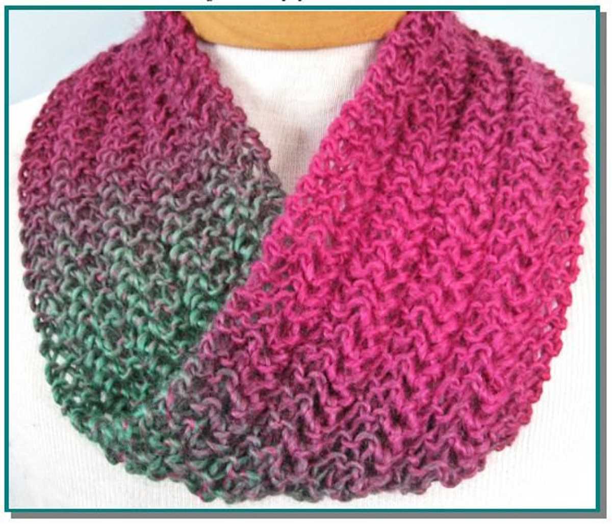Knit scarf pattern for beginners