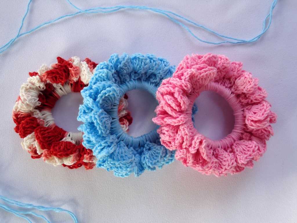 Knit scrunchies pattern