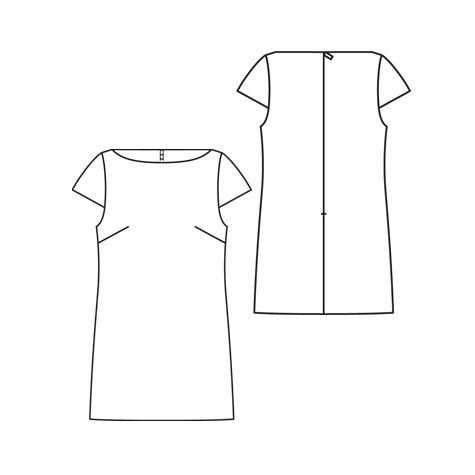 Knit shift dress pattern