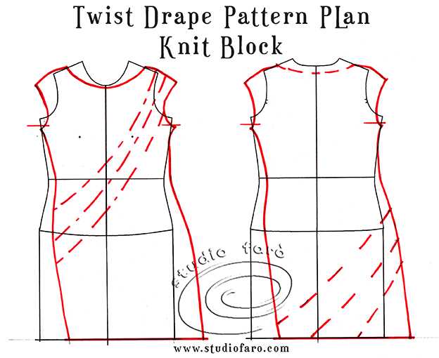 Knit shift dress pattern