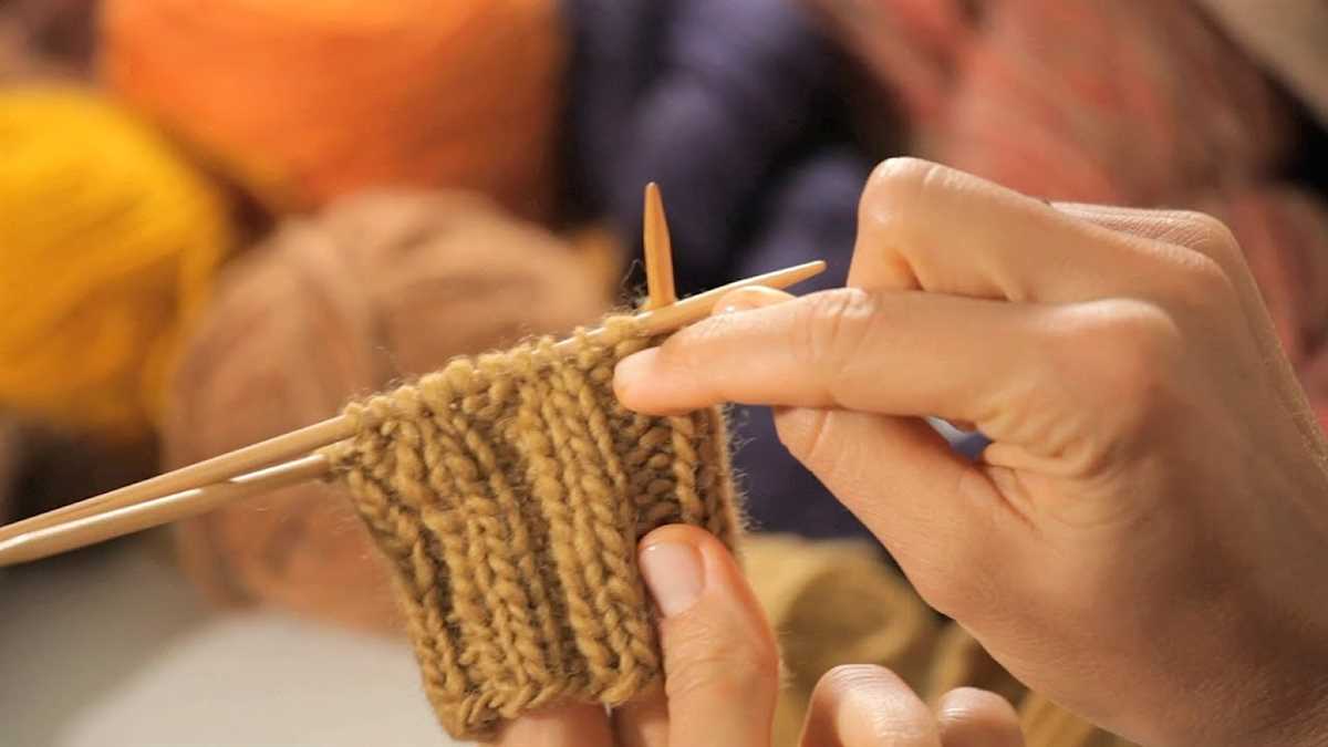 Knit sock pattern circular needles