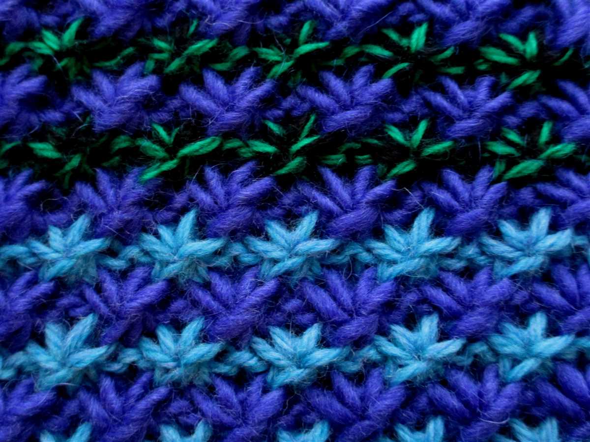 Knit stitch pattern