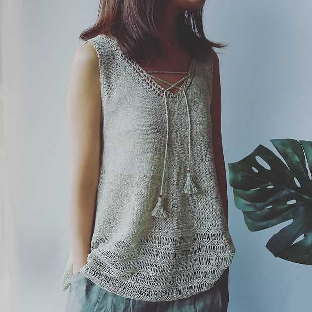 Knit summer tops patterns