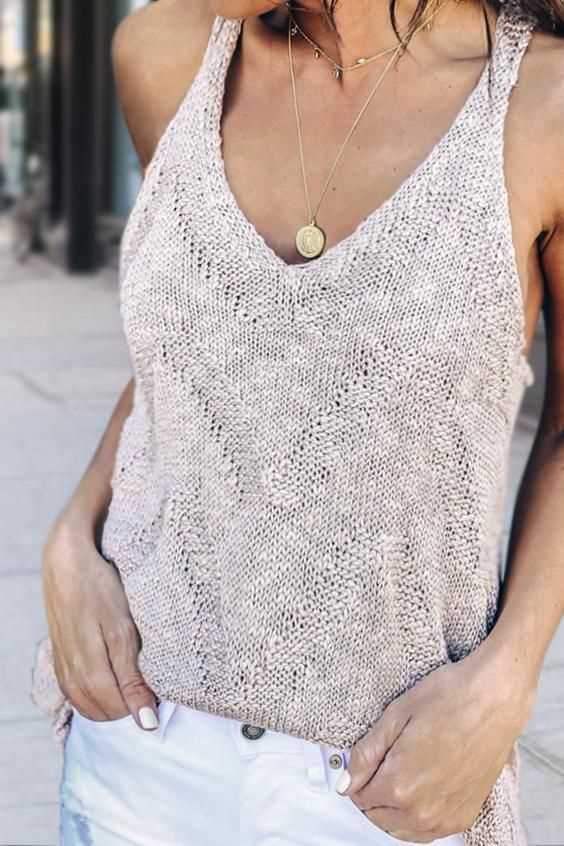 Knit tank top patterns