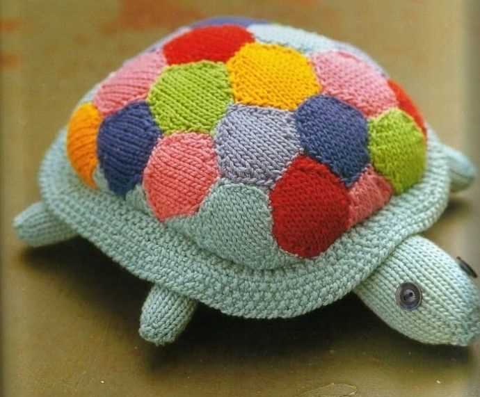 Knit turtle pattern
