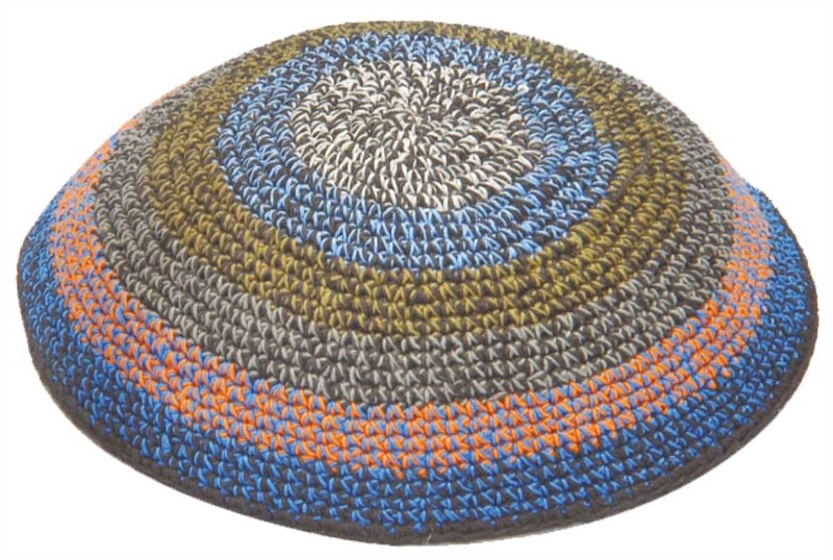 Knit yarmulke pattern