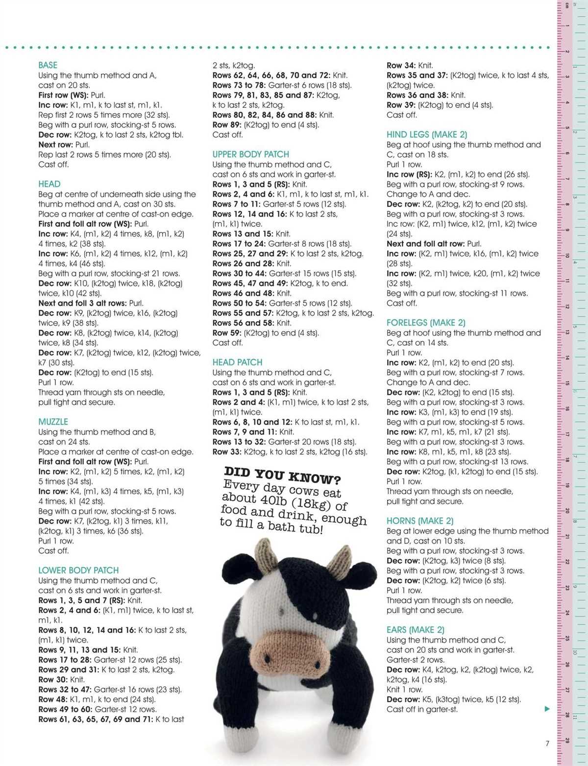 Knitted animal patterns uk