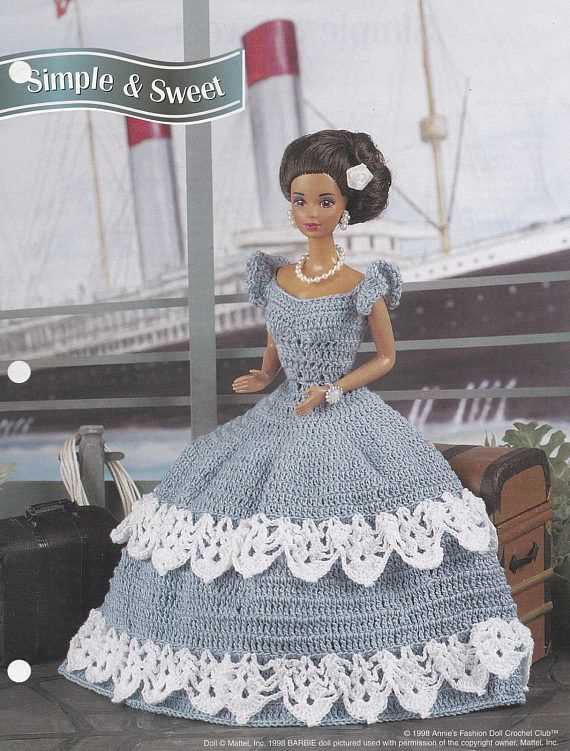 Knitted barbie doll dress patterns