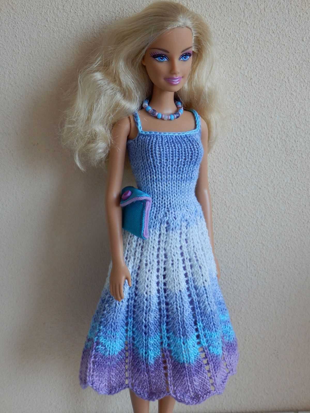 Knitted barbie doll dress patterns