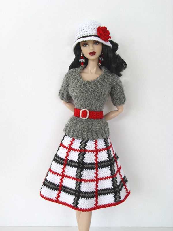 Knitted barbie doll dress patterns